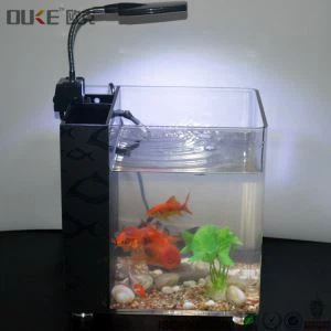 Ffasiwn New Style Disgownt Acrylig Cylinder Aquarium Ar-lein