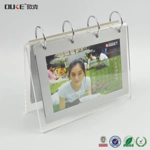 Ardderchog Ansawdd Desktop Acrylig Calendr Holder Calendr Desg Stand