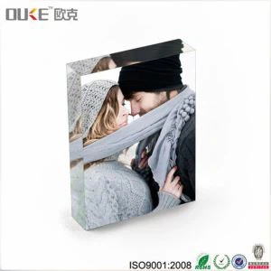 Brand New Dylunio Clear Photo Bloc Solid Acrylig I Stampio