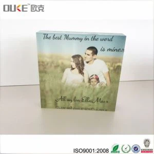 Fframiau Photo Blocks Acrylig Clear Desg Magnetig Lluniau Lluniau Ar Werth