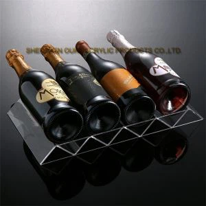 Risg Potel Bach Gwin Rhad Bach Dylunio Modern Stand Stand Wine Acrylig