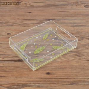 Hysbysiad Gweini Acrylig Trin Argraffu Lucite